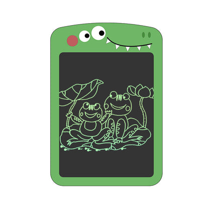 6.5 Inch Cartoon Couple Dinosaur LCD Writing Board Family Message Note Children's Early Puzzle LCD Writing Board