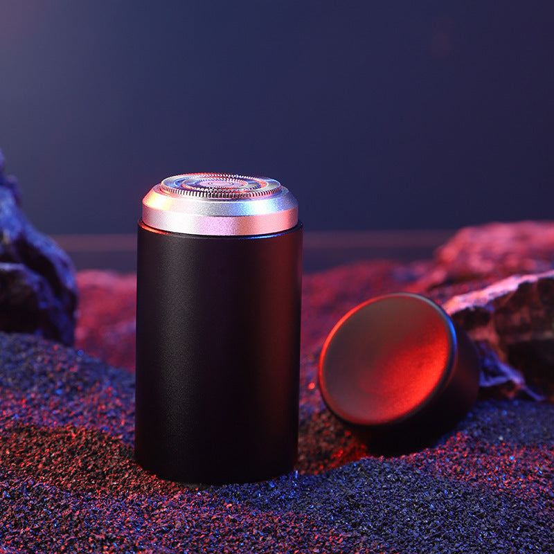 Mini Steel Cannon Travel Shaver Fully Portable Multi functional Men's Electric Shaver