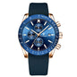 Multi functional waterproof night light men's watch quartz watch