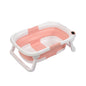 Children's lying Bathtub Portable Folding Plastic Household Newborn Baby care Small size baby tubs three fold bathtub with temperature display