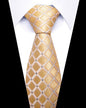 Men's 8cm Business Professional Striped Tie Wedding Suit Accessories Polyester Tie Men