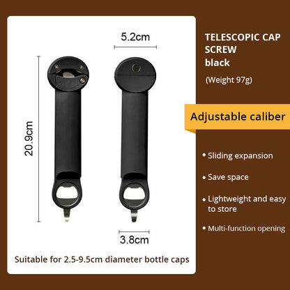 Stainless Steel Labor-Saving Screw Cap Opener Can Opener Bottle Opener Glass Can Opener Screw Cap