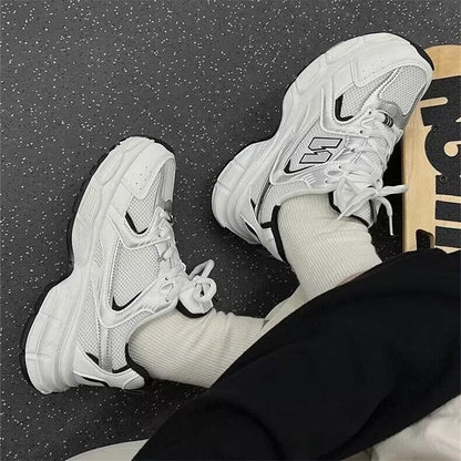 Fashionable casual sports shoes for children versatile breathabl lightweight running dad shoes