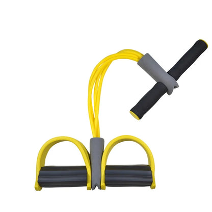 Gum 4 Tube Resistance Bands Latex Pedal  Pull Rope Resistance Band