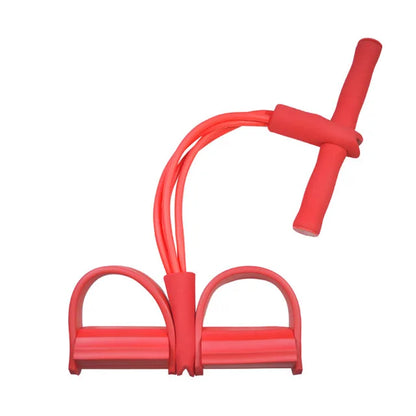 Gum 4 Tube Resistance Bands Latex Pedal  Pull Rope Resistance Band