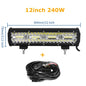 4-23 inch Off Road LED Light Bar 12V 24V 8D Combo Led Bar/Work Lights for Car Jeep Truck Suv 4x4 Atv Boat Lightbar Headlight