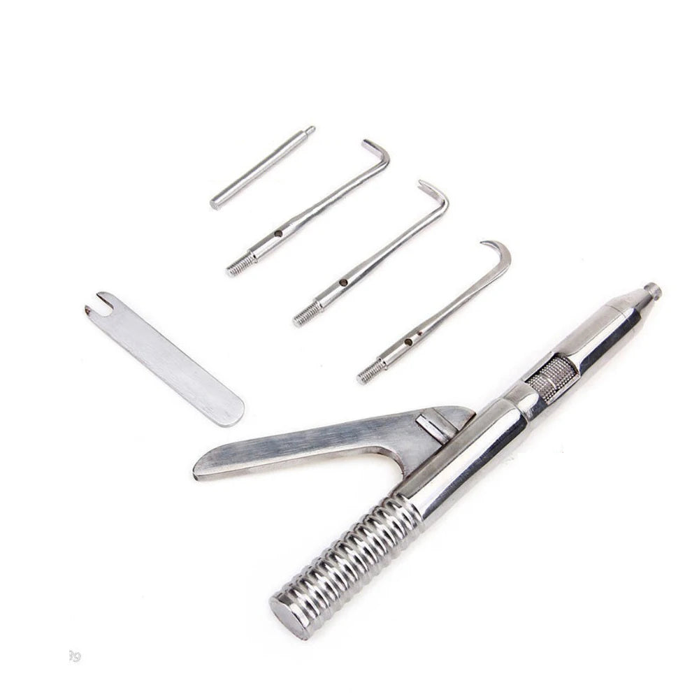 Dental Automatic/ Manual Teeth Crown Remover Adjustable 4 Shifts Crown Remover Stainless Steel Lab Teeth Restoration Tool