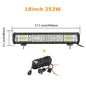7D 20'' 23'' 45'' 216w 252w 288w 324w LED Light Bar Offroad Driving Lights Combo Work Light Bar 12v 24v Truck SUV ATV 4WD 4x4