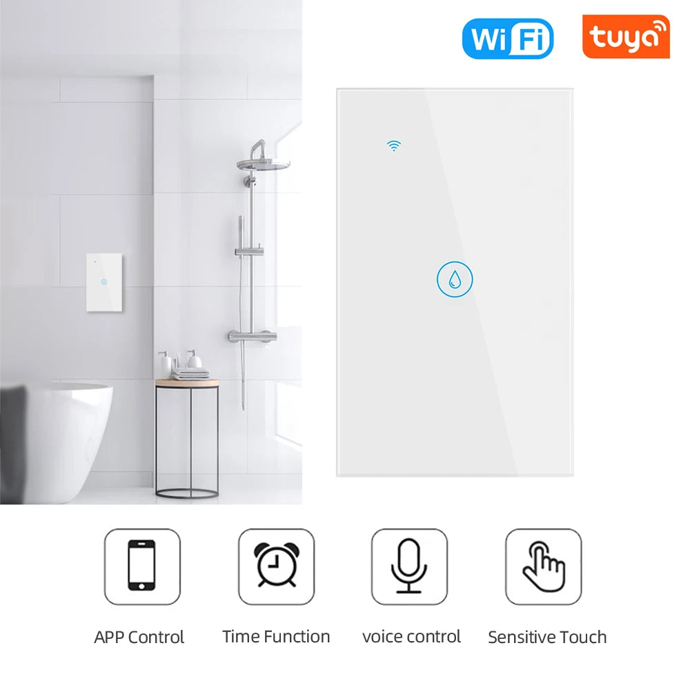 ANDELI WiFi Smart Boiler Switch 20A 4400w Water Heater Smart Life Tuya APP Remote Control  Alexa Echo Google Home Voice Control