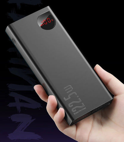 Baseus PD 22.5W Power Bank 10000mAh Portable Fast Charging Powerbank Type C USB-C PD Qucik Charge External Battery Charger