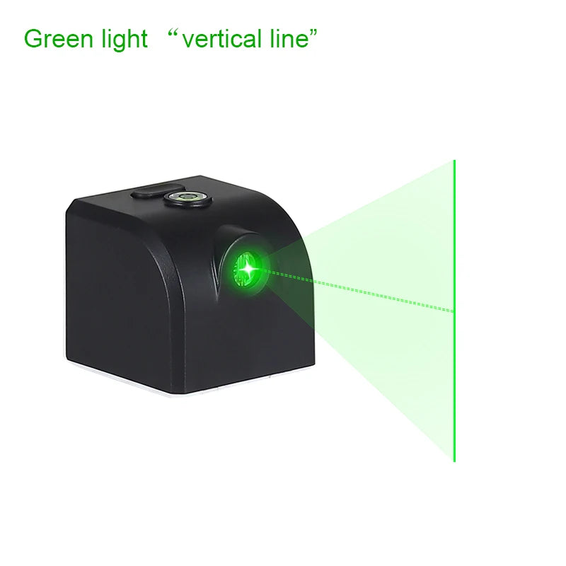 Mini laser horizontal indoor golf assistive device with ultra strong green/red laser beam, portable with battery