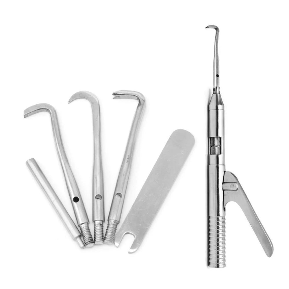Dental Automatic/ Manual Teeth Crown Remover Adjustable 4 Shifts Crown Remover Stainless Steel Lab Teeth Restoration Tool