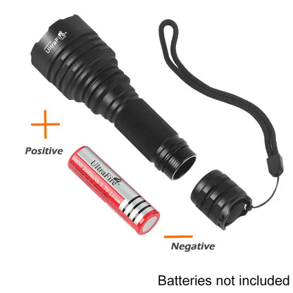 UltraFire C8 Red Light Flashlight Powerful Professional Tactical Hunting FlashLights Coyote Night Vision Lamp for Astronomy