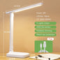 Led Table Lamp 3 Color Stepless Dimmable Touch Foldable USB Chargeable Desk Lamp Bedside Eye Protection Reading Night Light DC5V