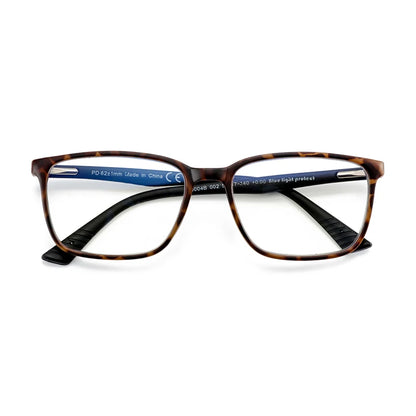 ZENOTTIC Fashion Square Anti Blue Light Blocking Reading Glasses Men Sport Readers Eyewear Unisex Anti Glare Computer Eyeglasses