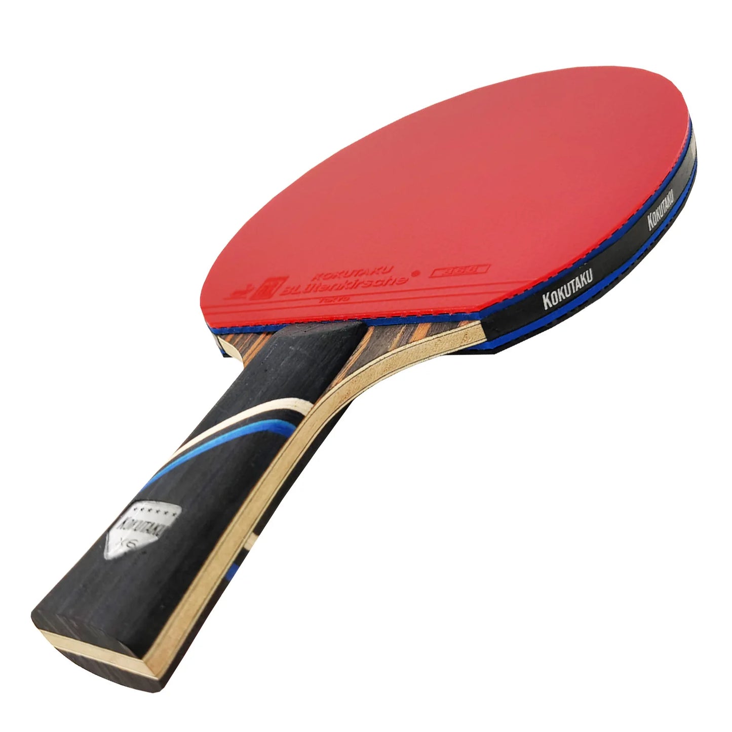 KOKUTAKU ITTF professional 4/5/6 Star ping pong racket Carbon table tennis racket bat paddle set pimples in rubber with bag