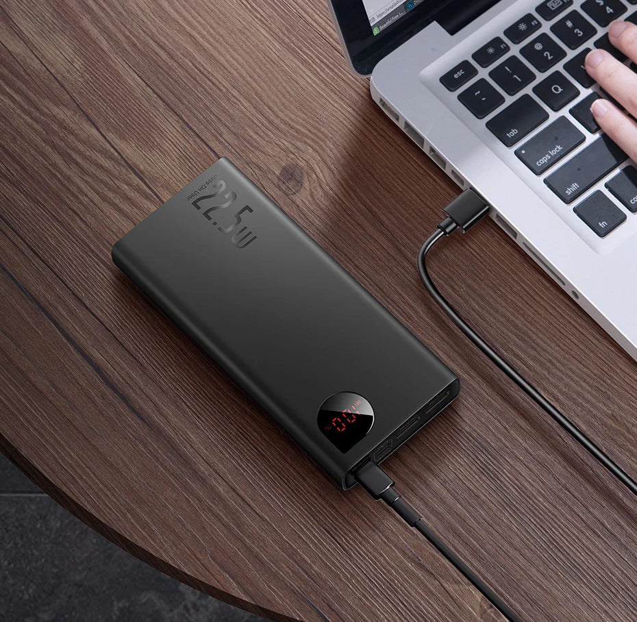Baseus PD 22.5W Power Bank 10000mAh Portable Fast Charging Powerbank Type C USB-C PD Qucik Charge External Battery Charger