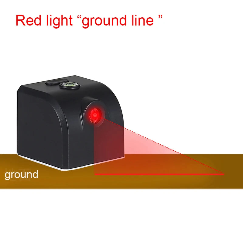 Mini laser horizontal indoor golf assistive device with ultra strong green/red laser beam, portable with battery