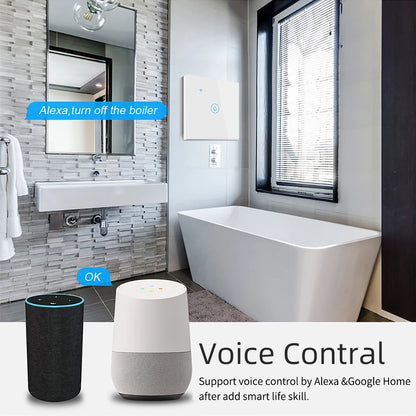ANDELI WiFi Smart Boiler Switch 20A 4400w Water Heater Smart Life Tuya APP Remote Control  Alexa Echo Google Home Voice Control