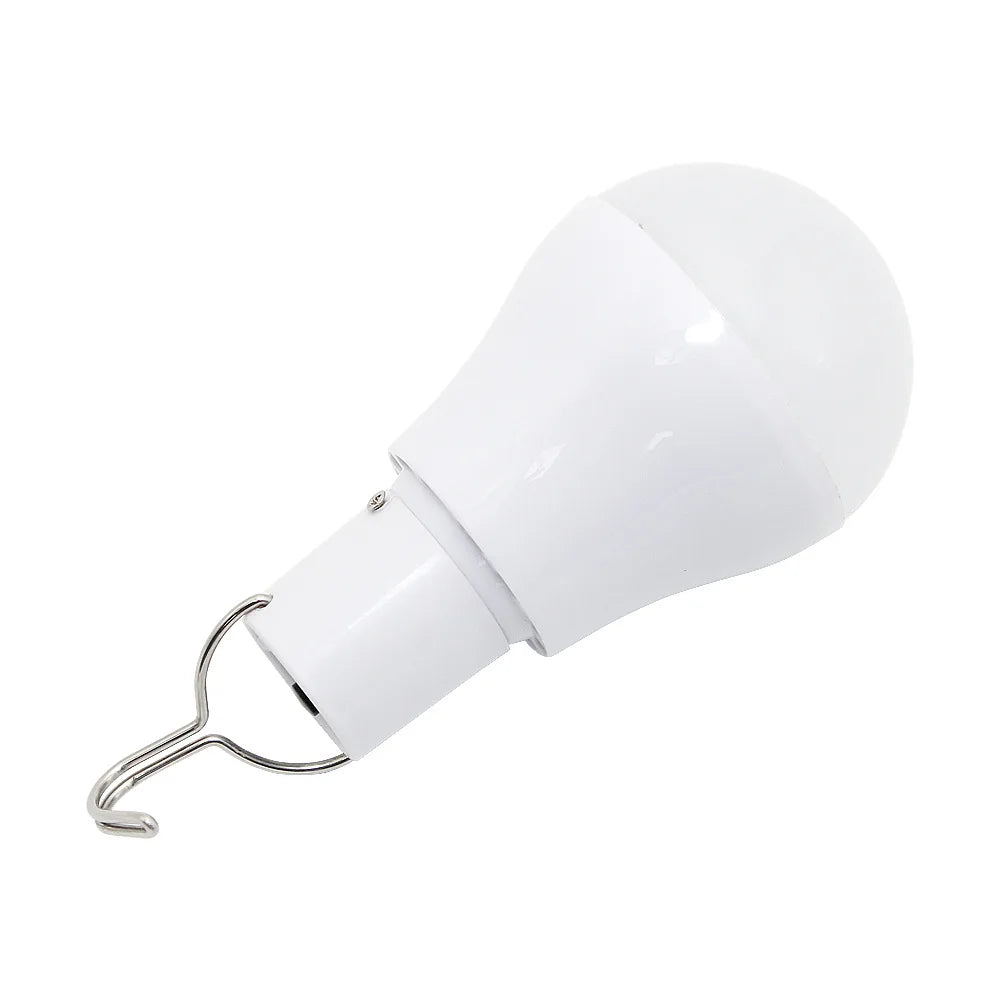 New Useful Energy Conservation USB 5W Portable camping light Led Charged Bulb Light Charged Solar Energy Lamp Outdoor Lighting