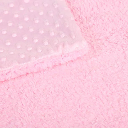 Baby Blanket & Swaddling Newborn Thermal Soft Fleece Blanket Solid Bedding Set Cotton Quilt