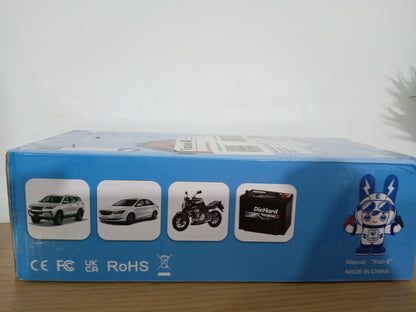 E-FAST TK-360 12V 6A Smart Battery Charger 3-Stage Car Motorcycle Repair Mode EU 2-Pin Plug