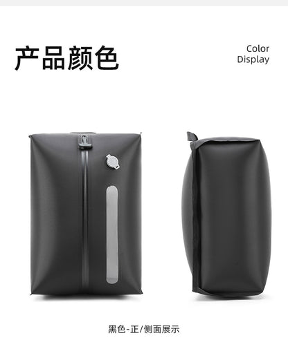 Vacuum Bag with window pump （Double click to start）Travel Luggage Reusable Space Saver Waterproof Compression Bags for Suitcase
