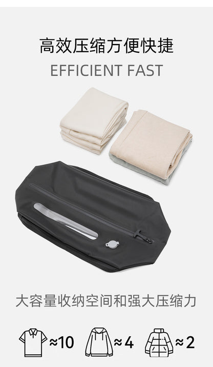 Vacuum Bag with window pump （Double click to start）Travel Luggage Reusable Space Saver Waterproof Compression Bags for Suitcase