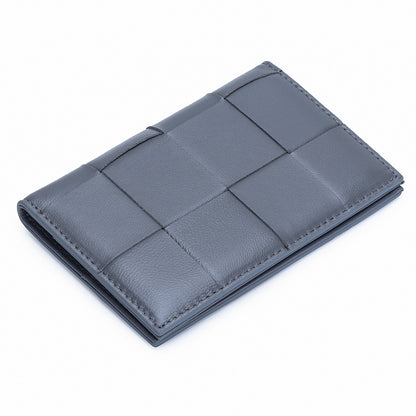 Passport bag women's new woven passport protective cover multifunctional document storage foreskin clip