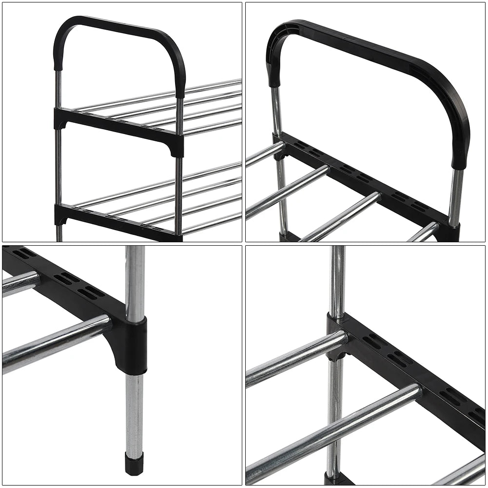 【Lifeideas】3/4/5 Tiers Shoe Rack Organizer Stackable Space Saving Shoe Shelf