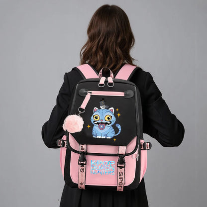 School Backpack for Students KPop Demon Hunters Daily Bagpack 2025 Hot Movie Print Backpacks for Girl Outdoor Sport School Bag