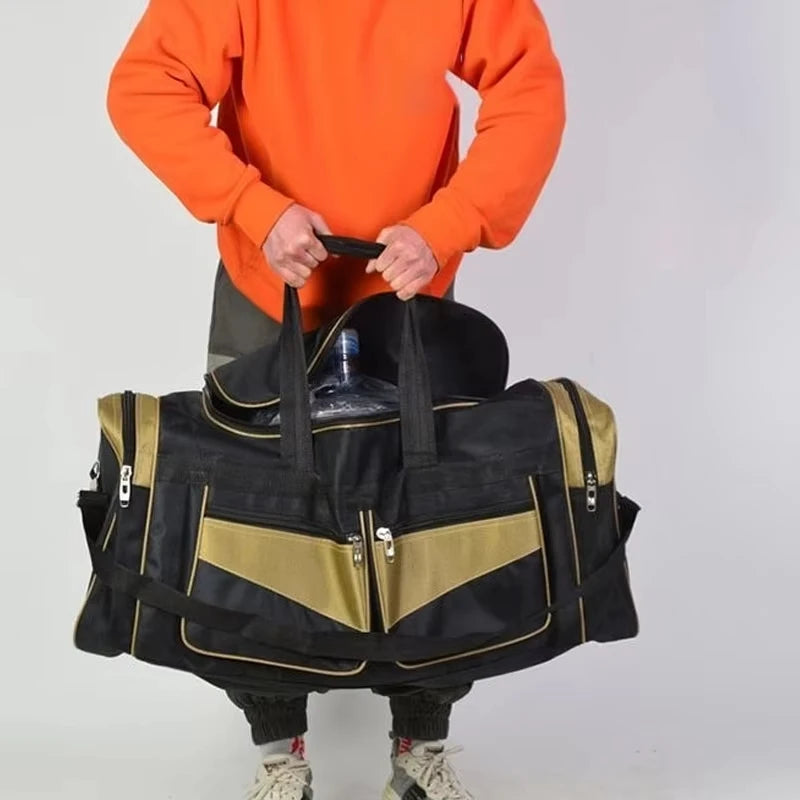 Luggage Travel Bag Gym Fitness Handbags for Women Men Outdoor Sports Shoulder Large Storage Duffel Training Long Distance Bag