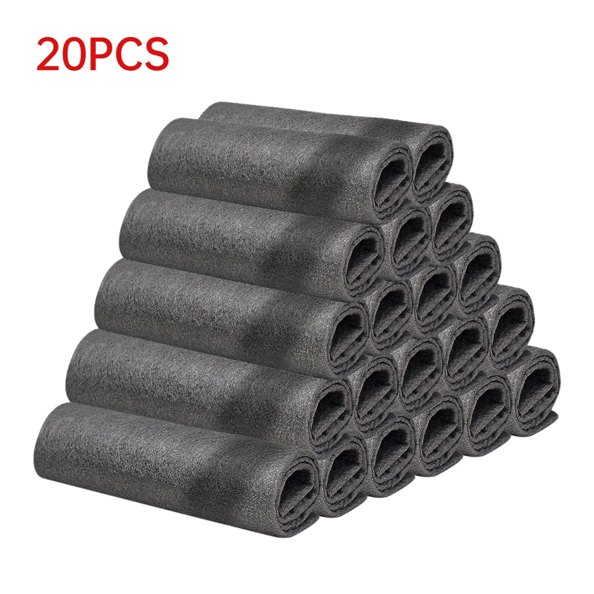 20/5PCS Thickened Magic Cleaning Cloth Reusable Microfiber Washing Rags Glass Wipe Towel For Kitchen Mirrors Auto Windows