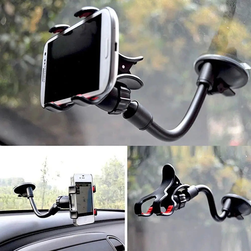 Universal Car Phone Holder 360 Windscreen Suction Mount GPS Stand Cradle UK