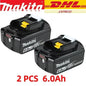 Makita Power Tool Rechargeable Lithium-ion Battery 5.0Ah 6.0Ah 9.0Ah 18V BL1860B BL1860 BL1850 BL1830 BL1815