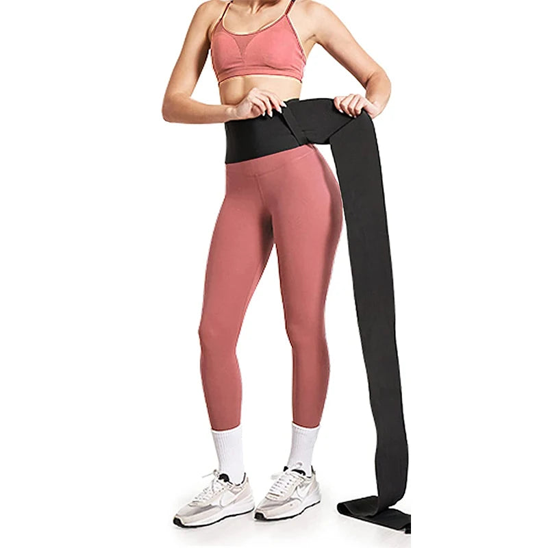 Buckle Bandage Wrap Adjustable Waist Trainer Tummy Slimming Belt Lumbar Support Corset Workout Belly Trimmer Sheath Shapewear