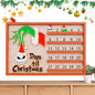 Christmas Calendar Unique Countdown To Christmas Sign Farmhouse Tabletop Number Date Rustic Home Decor Cartoon Patterns Table