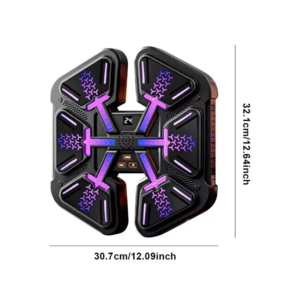 Smart Boxing Training Music Electronic Boxing Machine Wall Target Wall Mounted for Adults Kids Home Interactive Punching Trainer