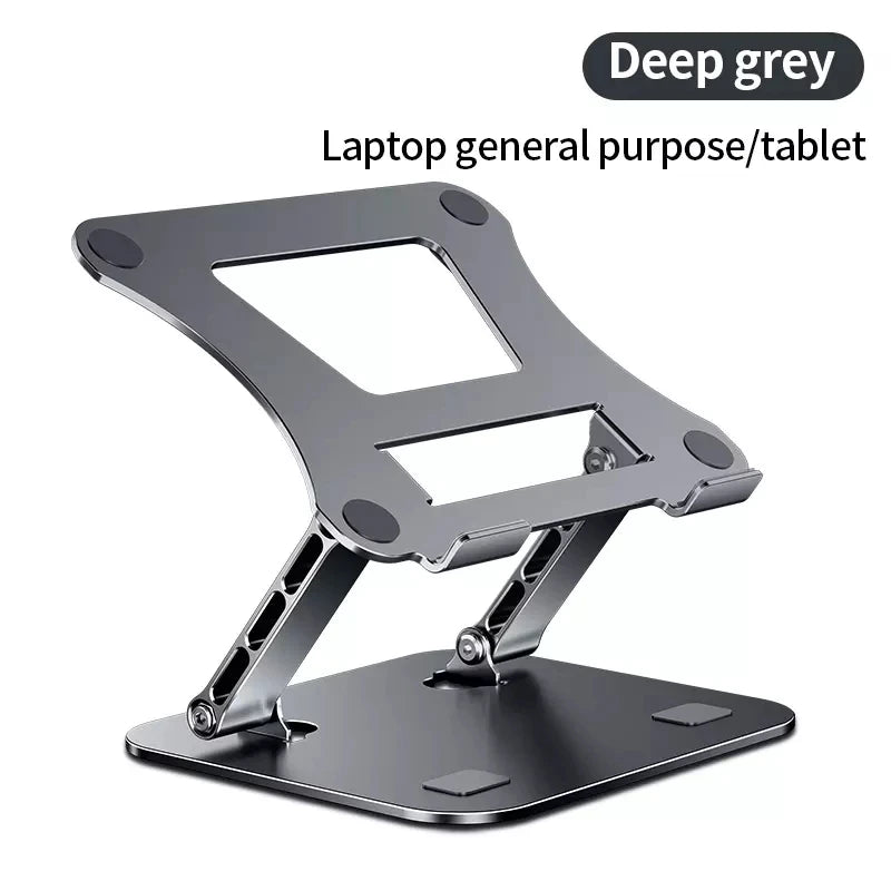 Phone Tablet Stand Adjustable Aluminum Alloy Laptop Tablet up to 17' Laptop Portable Folding Stand Cooling Stand Support