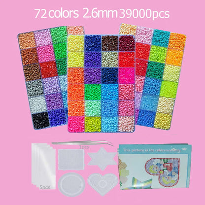 “Hama Beads Box – Thermal Mosaic Ironing Beads for Education, DIY Fuse Beads Toy, Available in 24, 48, or 72 Colors, 2.6 mm or 5 mm.”