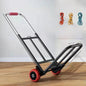 Foldable Stainl Steel Hand-Pulled op Cart for Lage Transport Double Trailer Small Goods Trolley Pu Cart Water