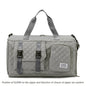 Durable Nylon Travel Duffle Bag, Portable Sports Gym Bag for Overnight Trips Shoulder Duffel Training Bag, Spacious Argyle