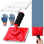 Paint Trimmer Edger Tool Ergonomic Ceiling Paint Edger Applicator With Replacement Pad And Gloves Multifunctional Construction