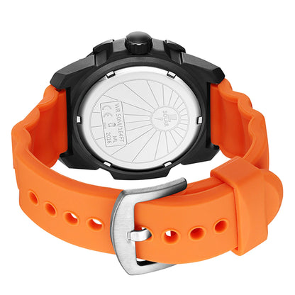 Men's Solar Powered Digital Watch 50M Waterproof Outdoor Sports Watch Luminous Watch