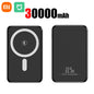 XIAOMI Ultra Slim Power Bank Mac Fast Charge Auxiliary Battery 50000mAh Magnetic Magnet Wireless Charging For IPhone Samsung New