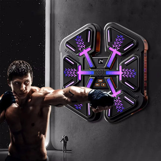 Smart Boxing Training Music Electronic Boxing Machine Wall Target Wall Mounted for Adults Kids Home Interactive Punching Trainer