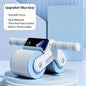Auto Rebound Double Wheel Ab Roller With Phone Holder Non‑Slip Abdominal Exercise Roller Core Workout Equipment For Fit Beginner