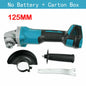 125mm Brushless Angle Grinder Cordless Electric Angle Grinder Power Tool Polishing Cutting Machine for Makita 18V Battery Pin