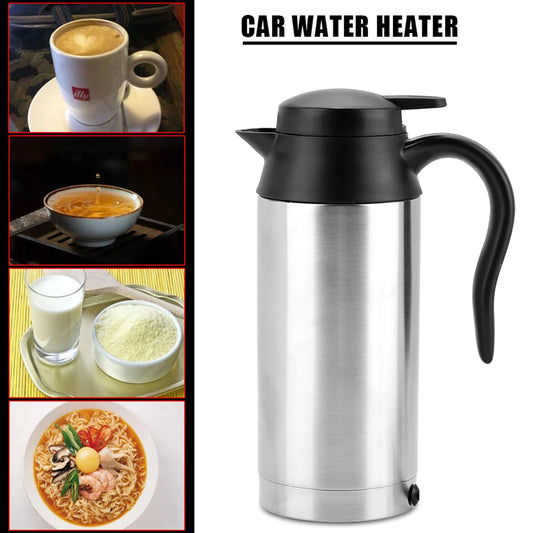 Portable 750ml 24V Travel Car Truck Kettle Water Heater Bottle for Tea Coffee Drinking Coffee Milk Tea