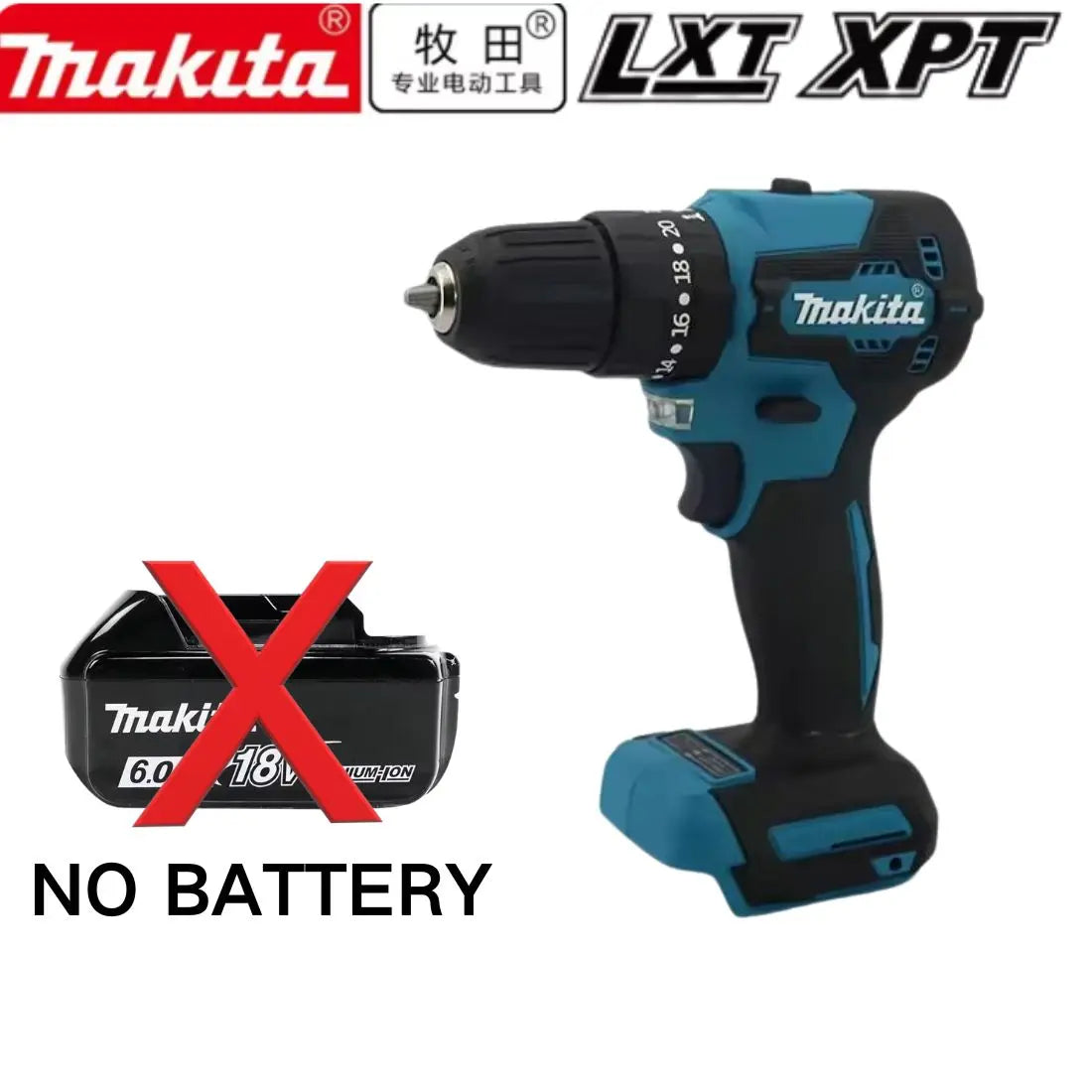 100%Original Makita DDF487 Cordless Driver. Drill Brushless Electric Impact Screwdriver Rechargeable Power Tool 18V With battery